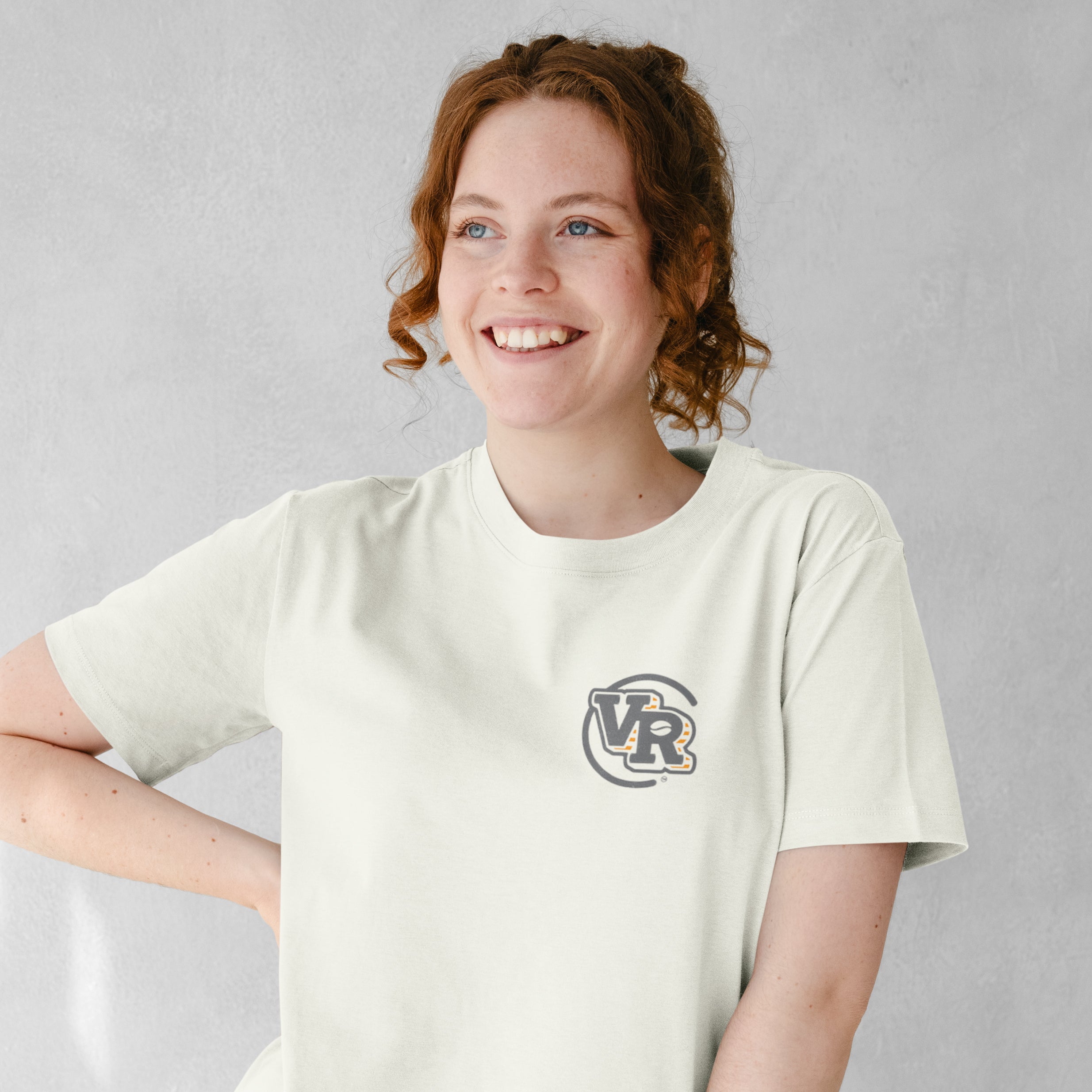 VR Pocket Badge Tee - Cream | Veteran Roasters