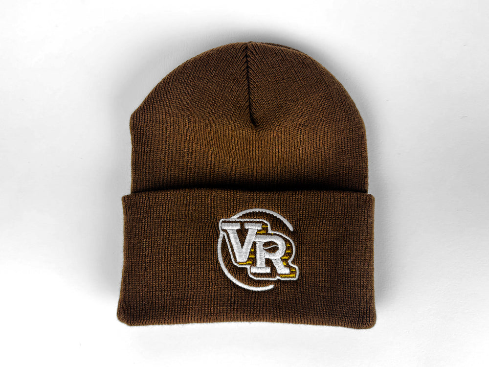 VR Badge Beanie - Brown