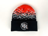 VR Badge Beanie - Red Pattern