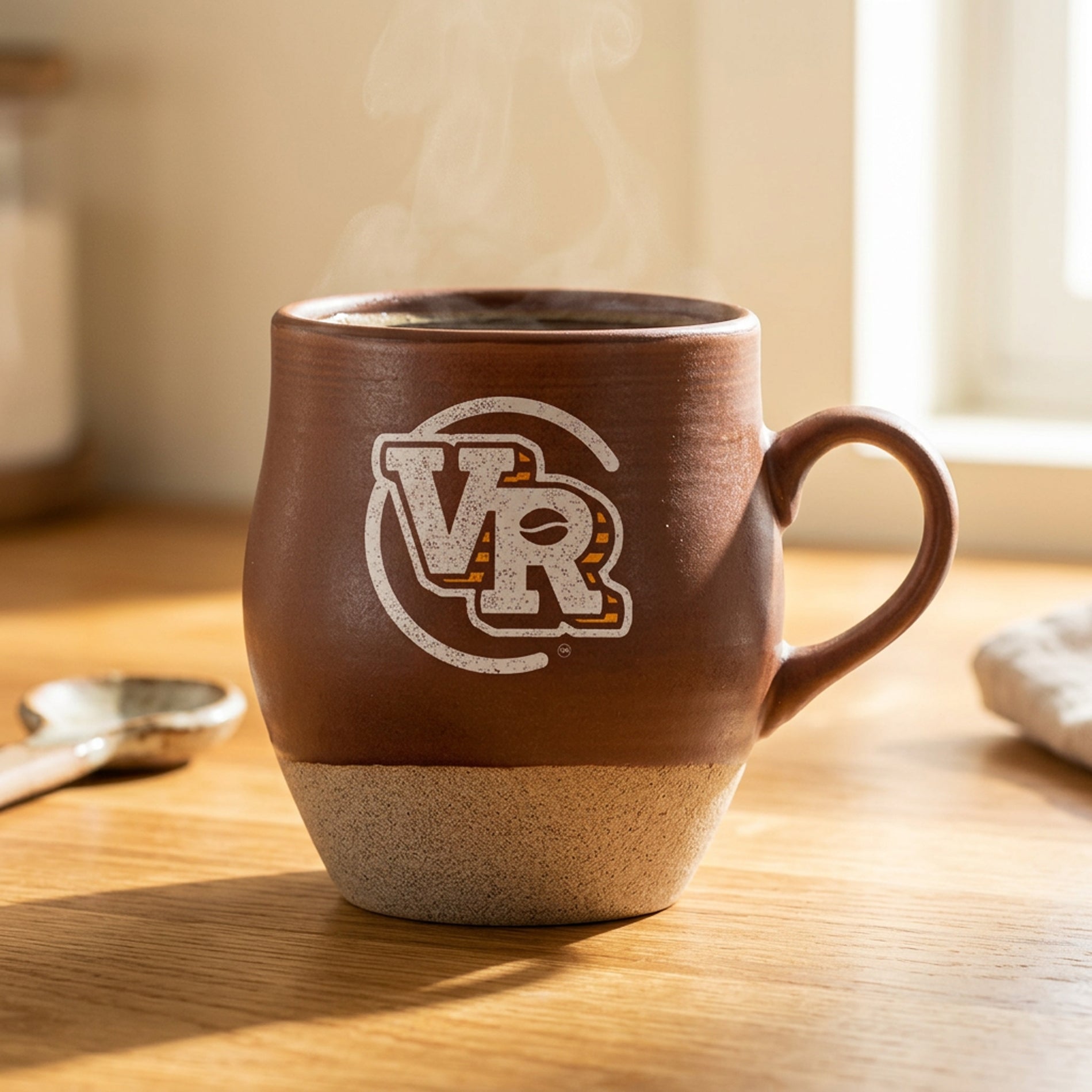 Red Ceramic Cork Base Mug